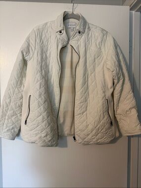 41 Hawthorn Cream Quilted Puffer Jacket